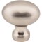 Jeffrey Alexander 1-3/16" Overall Length Satin Nickel Football Bordeaux Cabinet Knob 3990-SN - alternate 4